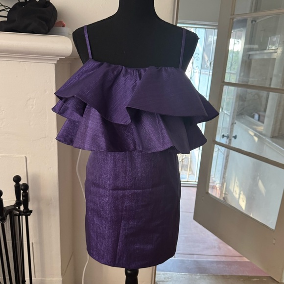 Zara Purple Iridescent dress - Picture 7 of 9